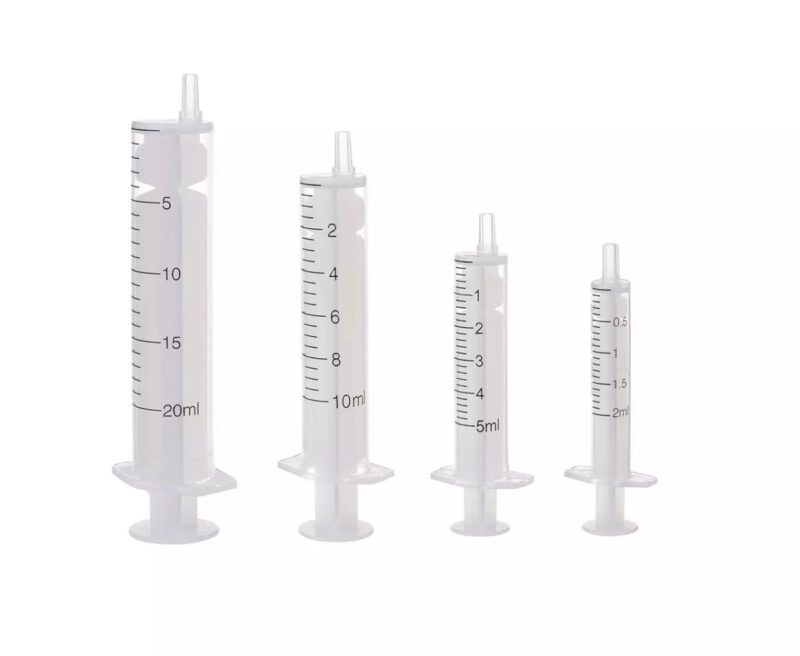 2 Part Disposable Luer Lock Syringe
