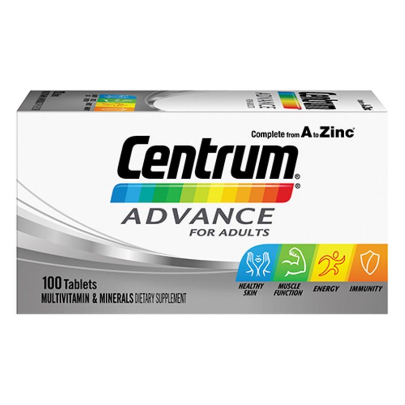 Centrum Advance For Adults Tablets - 100 Pack