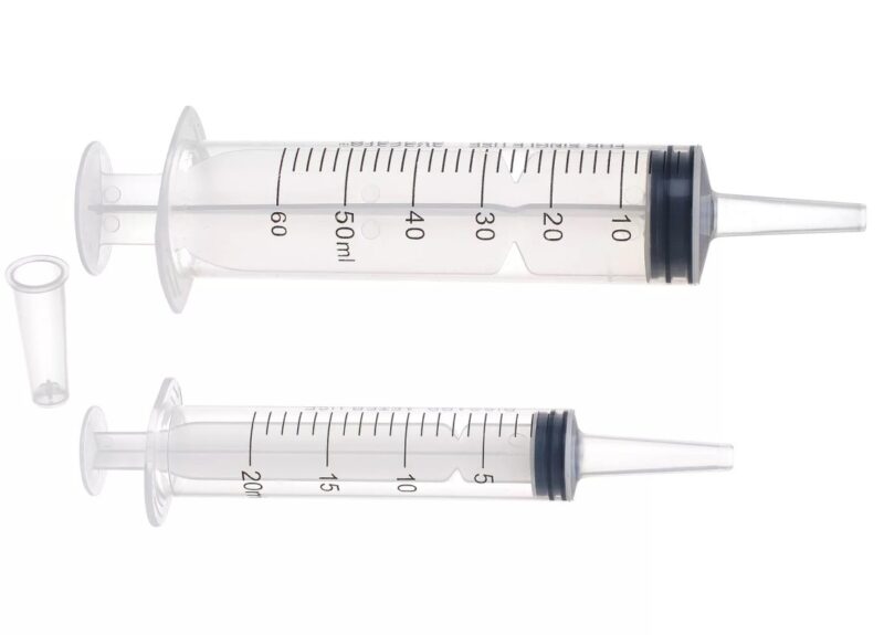 3 Part Single-use Catheter Syringes
