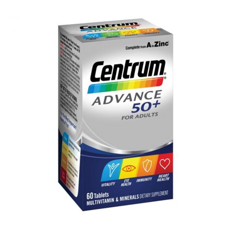 Centrum Advance 50+ For Adults Tablets - 60 Pack