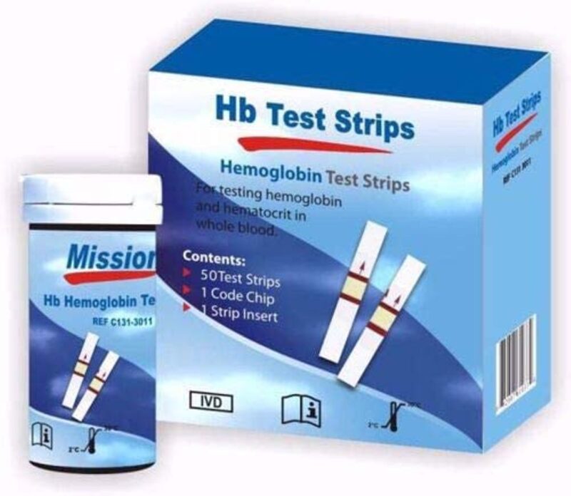 Mission (Acon) Hemoglobin 50 Test Strips
