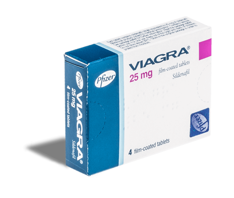Viagra ( Sildenafil ) 4 Film Coated tablet ( 25 mg, 50 mg, 100 mg )