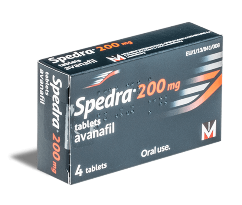 Spedra ( Avanafil) 4 Film Coated Tablet ( 50 mg, 100 mg, 200 mg )